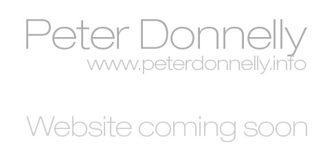 Peter Donnelly: Website coming soon